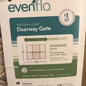 Two wooden baby gates